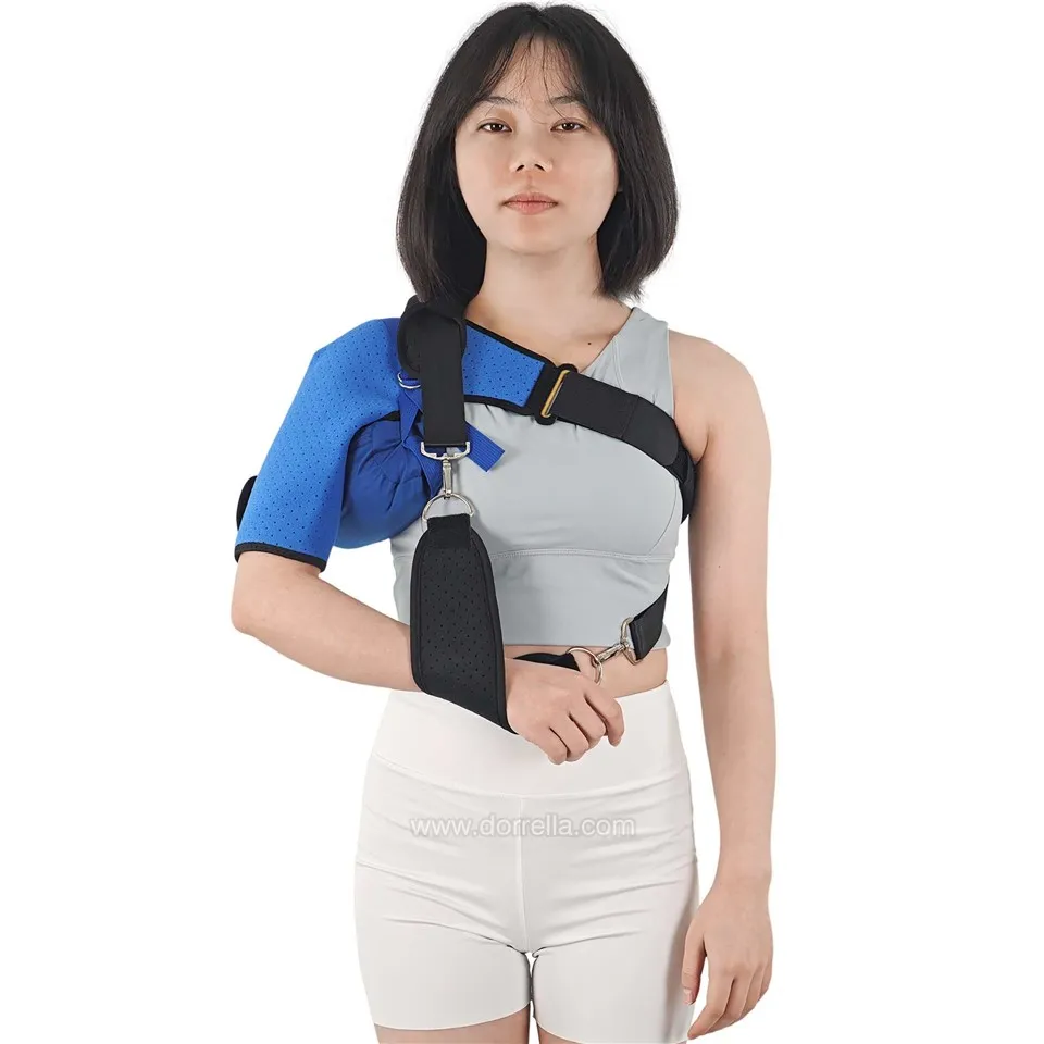 骨折したアームスリング