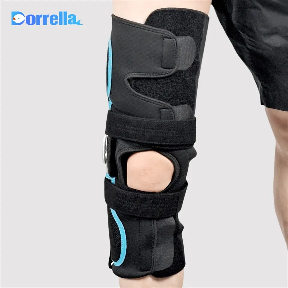 ヒンジ付き膝サポートブレース