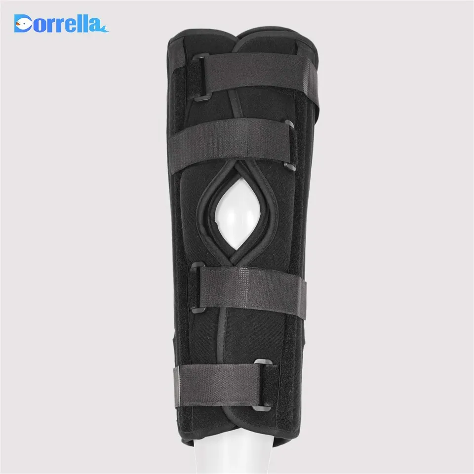 ブラックの調節可能な膝サポート